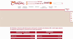 Desktop Screenshot of orientame.org.co